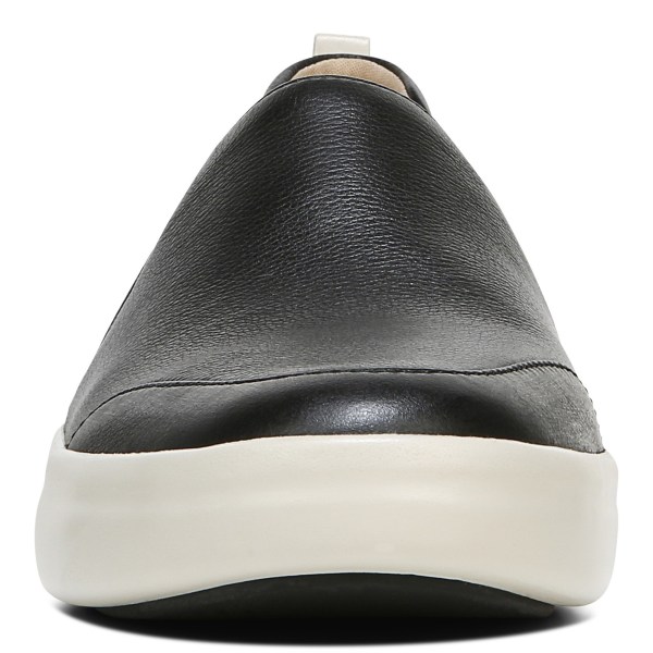 Vionic Trainers Ireland - Penelope Slip on Sneaker Black White - Womens Shoes Online | PSYRG-8572